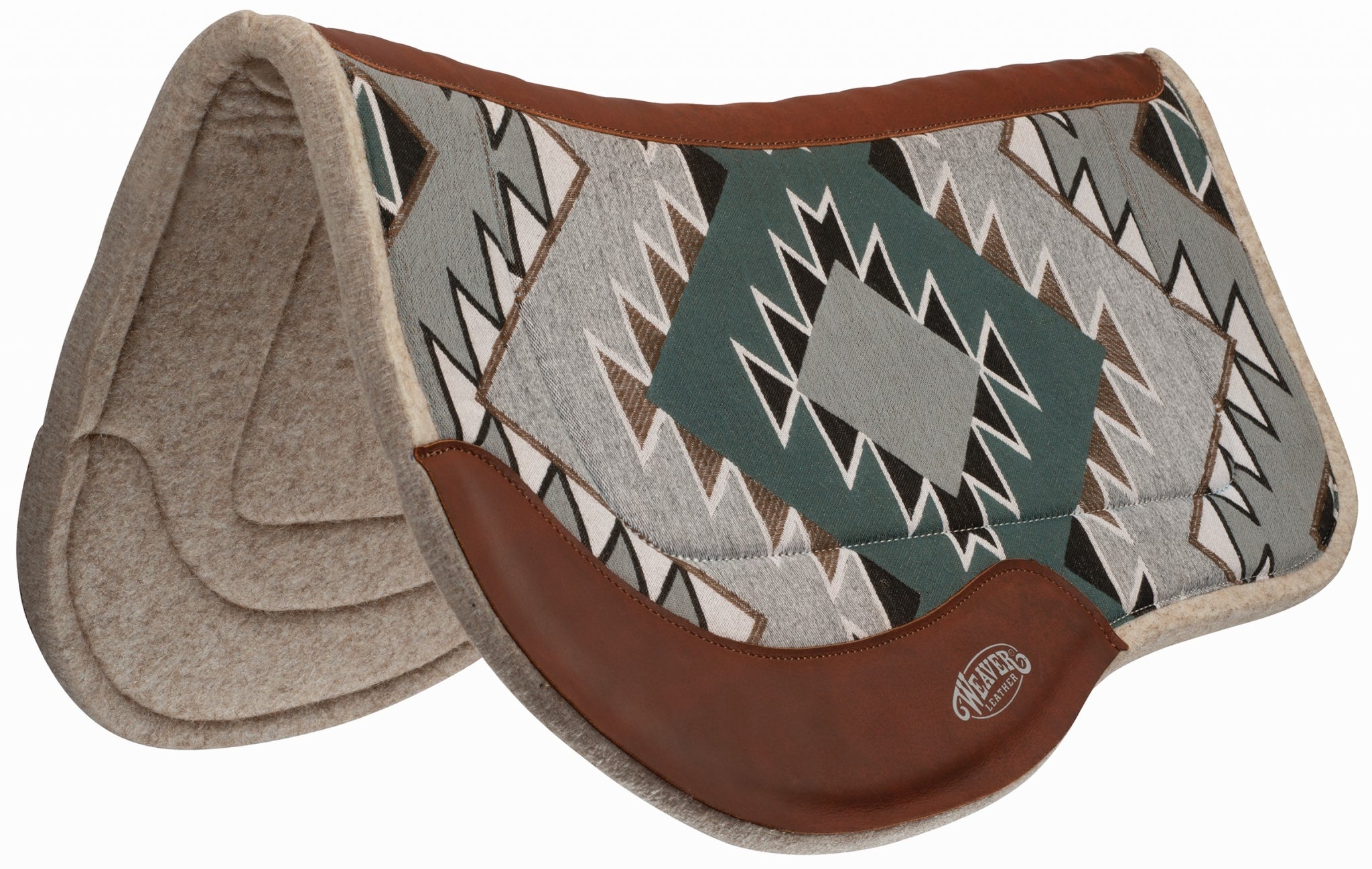 Weaver All Purpose Trail Gear Contoured Wool Blend Felt Saddle Pad